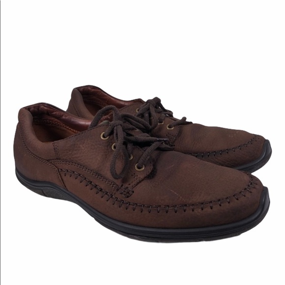 Ecco Other - ECCO Brown Leather Lace Up Dad Shoes